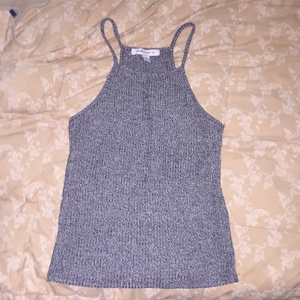grey cami tank top
